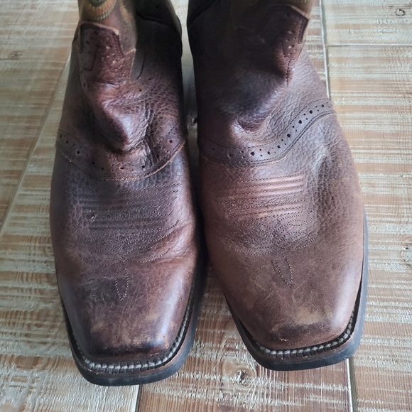 Justin's men western boots milo 12d brown - Picture 8 of 14